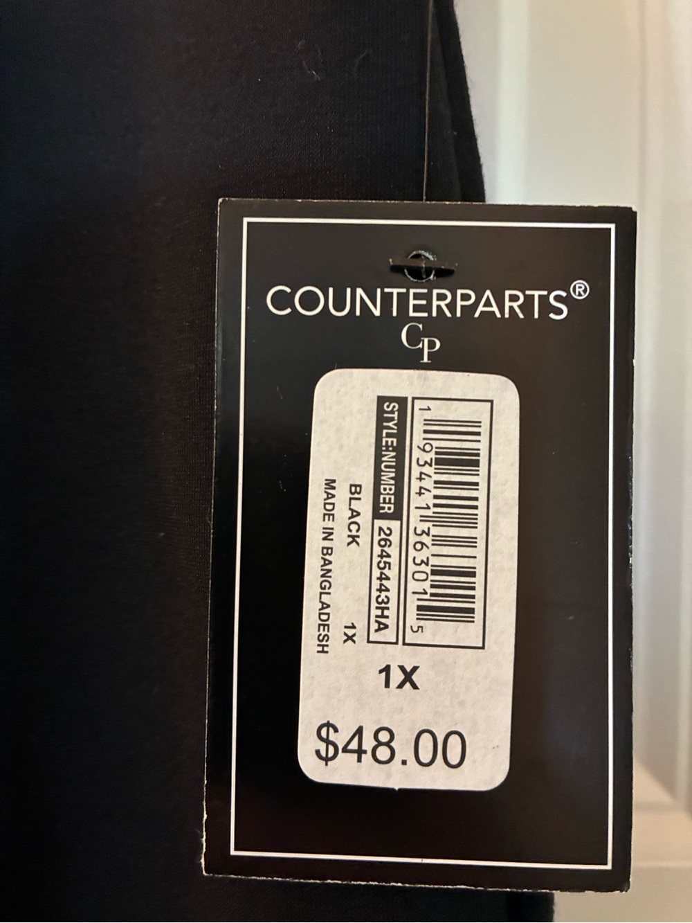 Counterparts women’s pull on pants Black